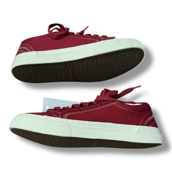 Taos Plim Soul Red Canvas Sneaker Fashion Lace up Casual EverydayWomen’s Size 6 - Picture 6 of 11